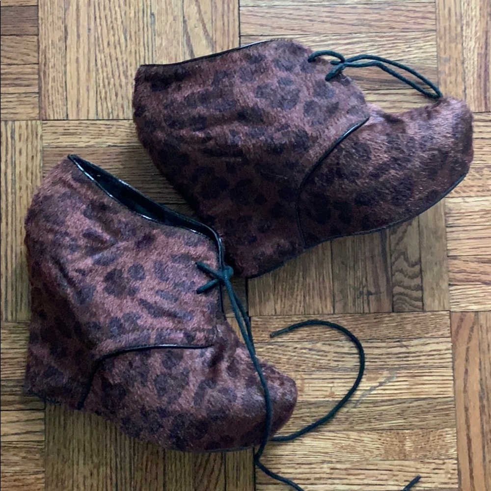 Leopard Booties